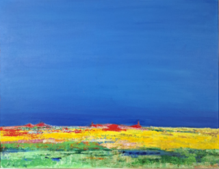 Schilderij, Maya Wildevuur, Horizon, 1995